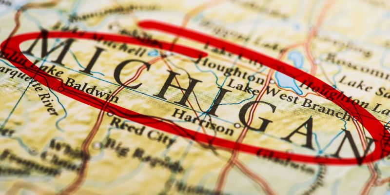 Map of Michigan