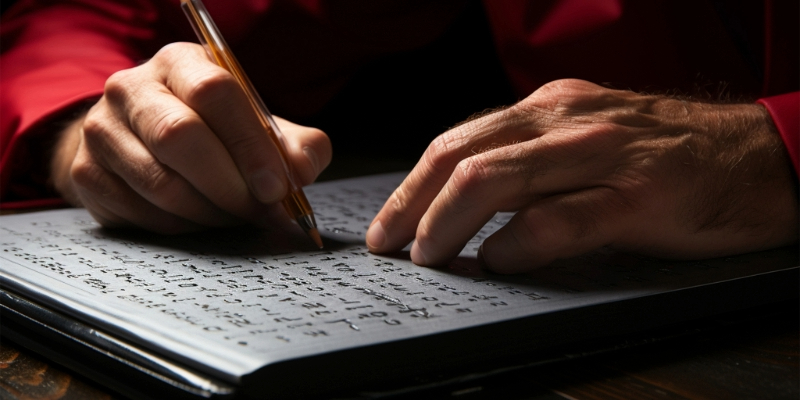 World Braille Day&nbsp; - Someone reading brail