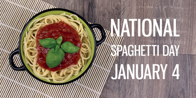 National Spaghetting Day - Plate of Spaghetti