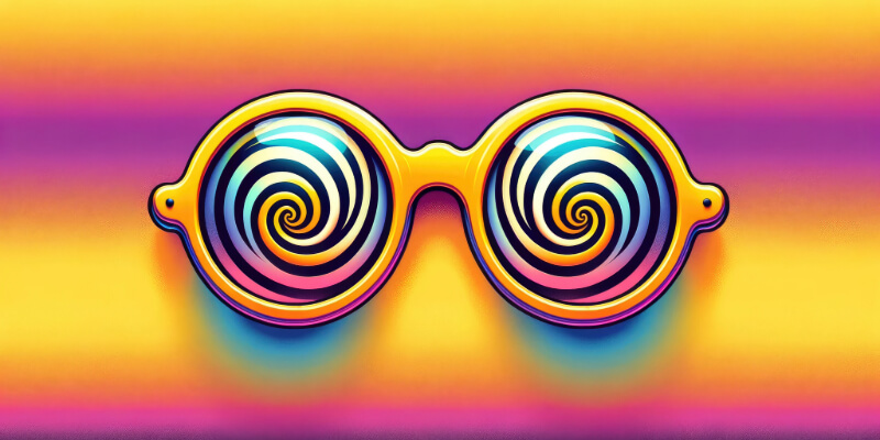 World Hypnotism Day - wonky glasses