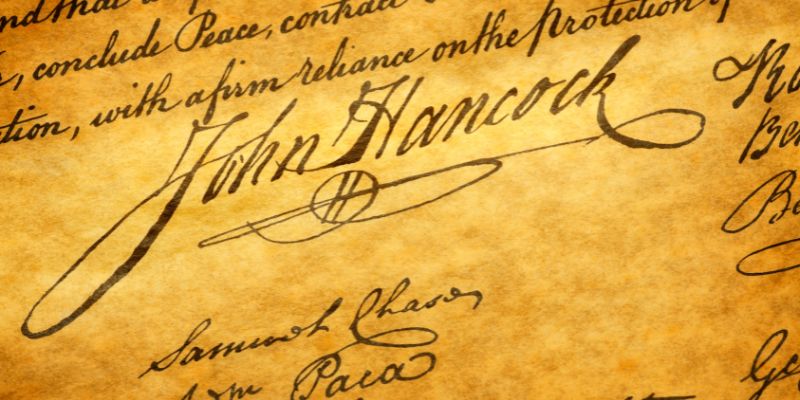 John Hancock's signature.