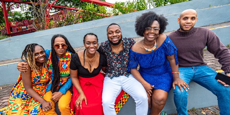 a group of african americans