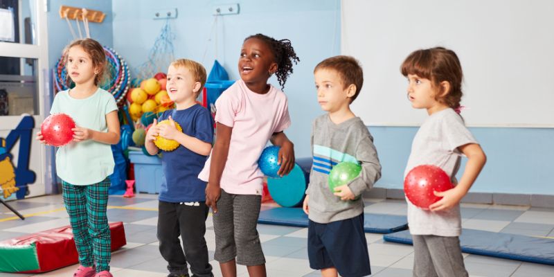 preschoolers playing