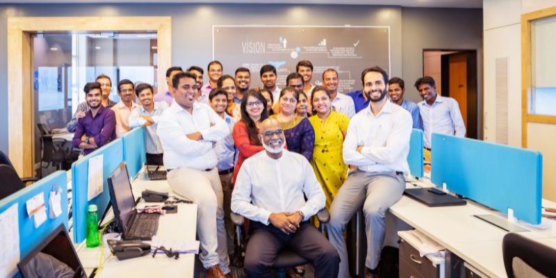 Office with Indians abroad.